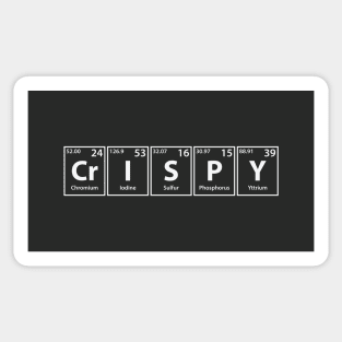 Crispy (Cr-I-S-P-Y) Periodic Elements Spelling Sticker